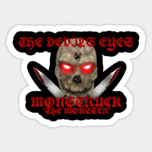 Monstruck "Devils Eyes" Sticker